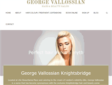 Tablet Screenshot of georgevallossian.com